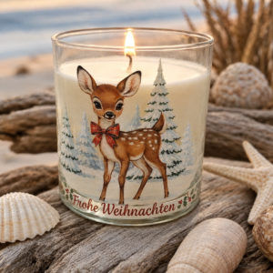 Winter Fawn Jar Candle