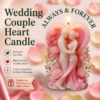 Wedding Couple Heart Candle