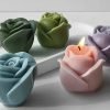 Rose Bud Candle Set (Pastel Shades)