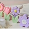 Spring Flower Candle (Pink & Lilac)