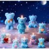 Blue Rose Teddy Bear Candle Collection