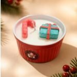 Candy Cane Gift Jar Candle