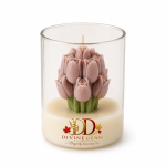 Tulip Bouquet Jar Candle